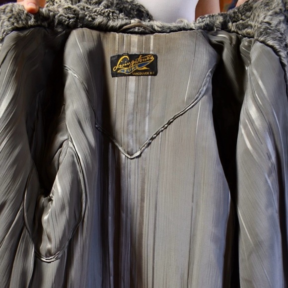 Vintage 1950’s Curly Lamb Swing Coat - Picture 10 of 13